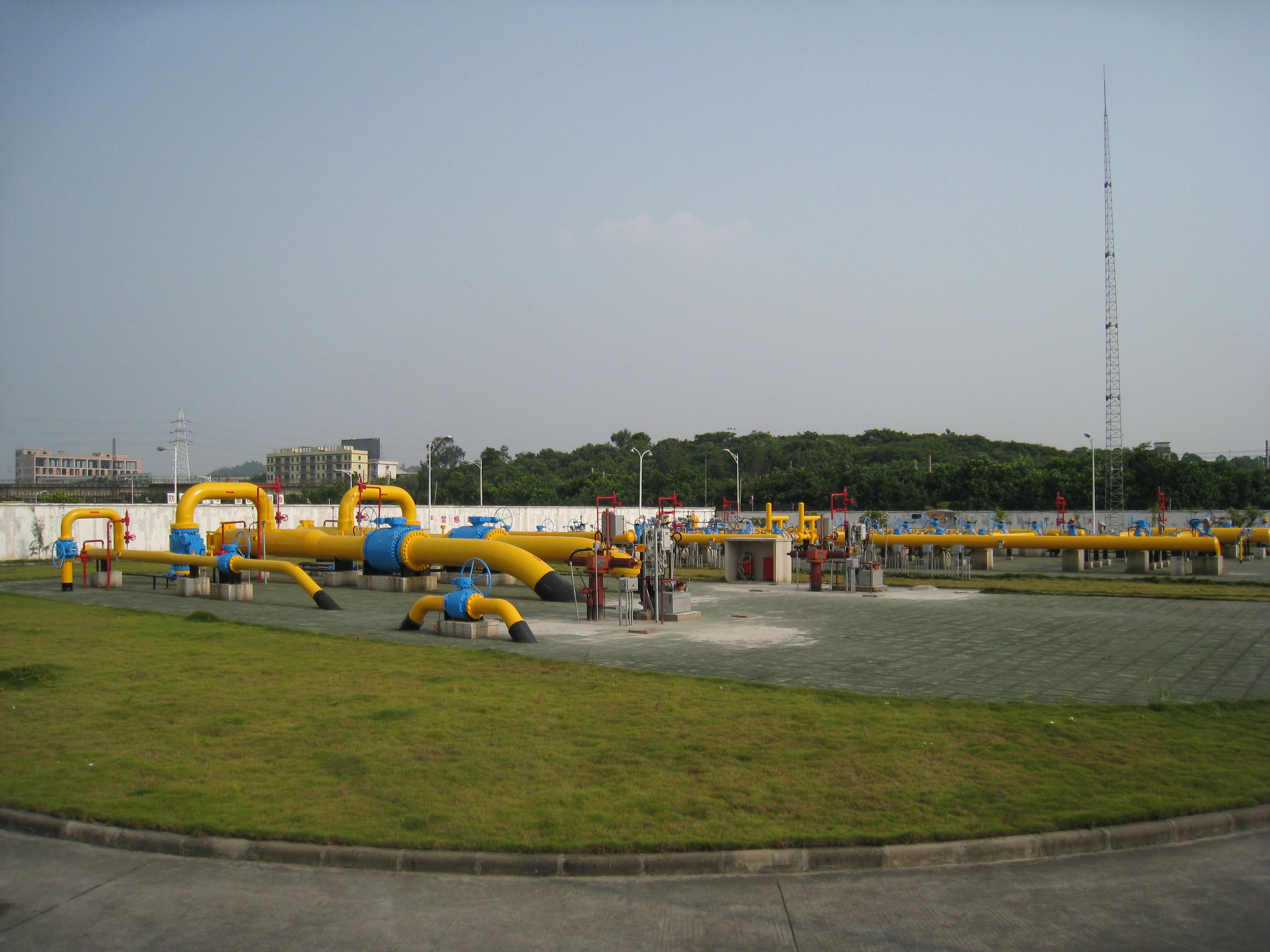 火村、廣園調(diào)壓站油漆防腐工程